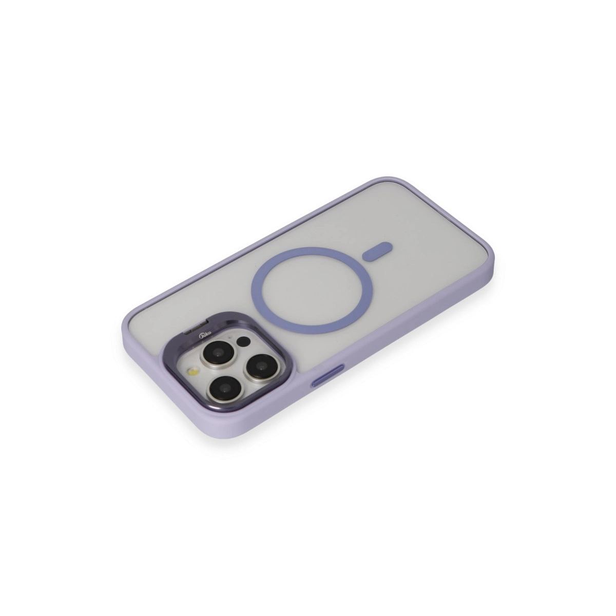 Joko Apple İphone 15 Pro Kılıf Roblox Lens Magsafe Standlı Kapak - Lila