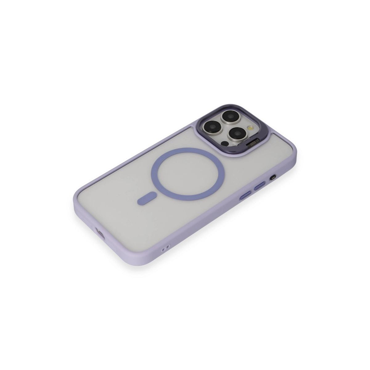 Joko Apple İphone 15 Pro Kılıf Roblox Lens Magsafe Standlı Kapak - Lila