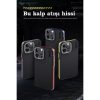 Joko Apple İphone 15 Pro Kılıf Aramid 600d Kevlar Karbon Fiber Magsafe Kapak - Lacivert