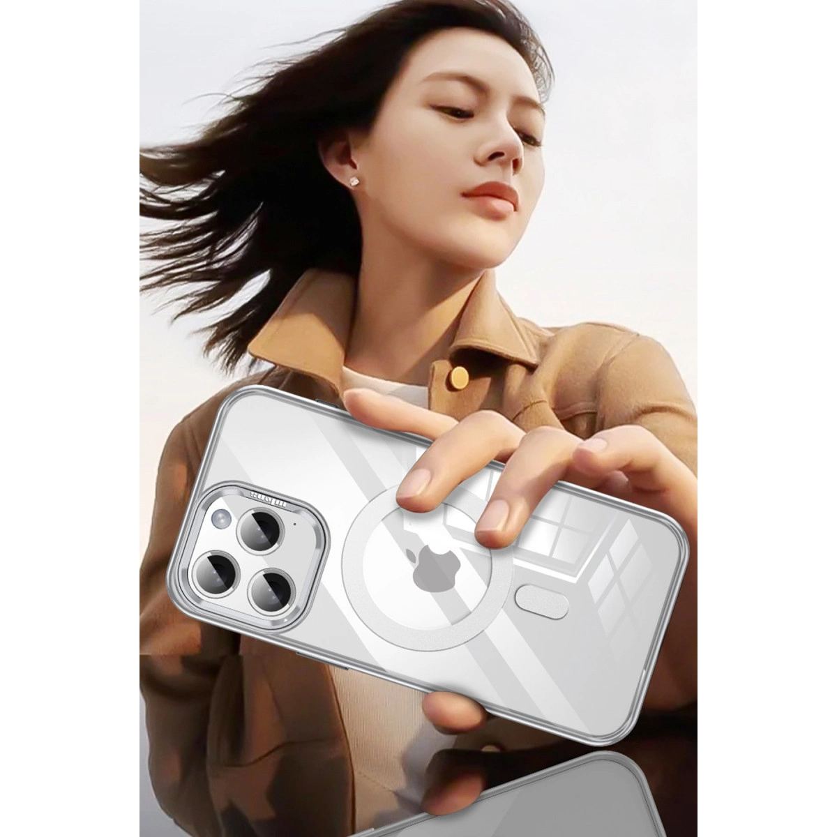 Joko Apple İphone 14 Pro Drop Magsafe Kapak - Derin Mor
