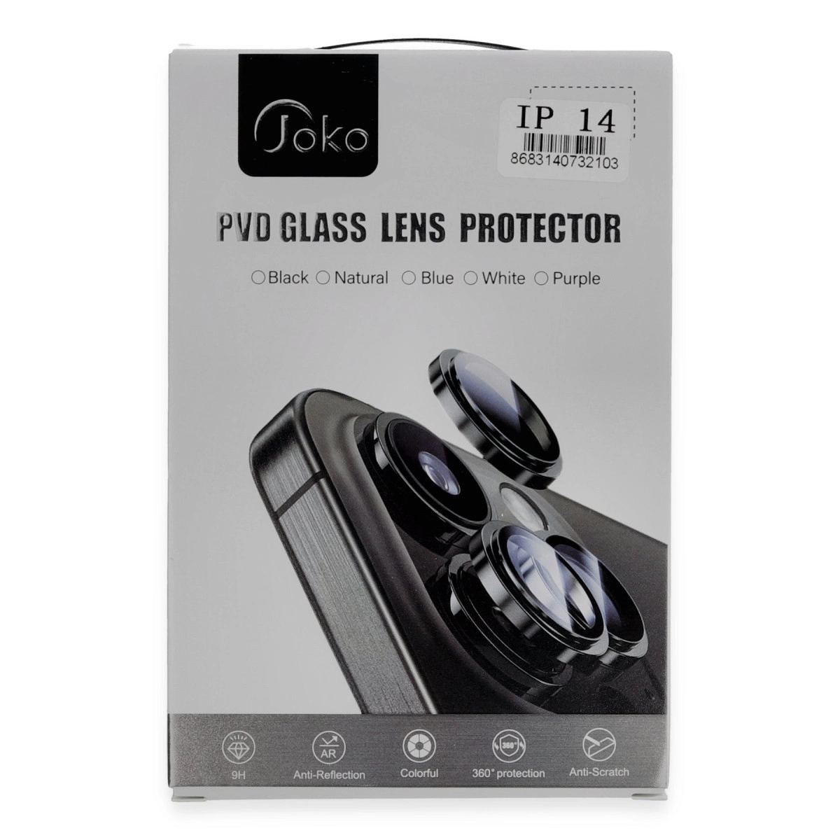 Joko Apple İphone 15 Pro Max Pvd Metal Kamera Lens - Turuncu