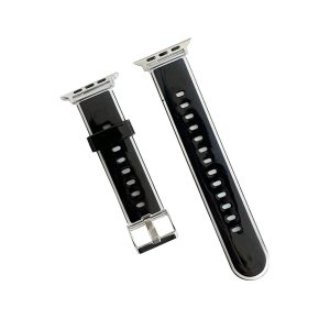 Apple Watch 38mm Jelly Silikon Kordon (saat Değildir) - Siyah