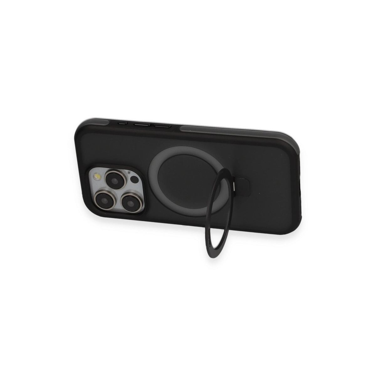 Joko Apple İphone 15 Pro Max Zorda Airbag Magsafe Standlı Kapak - Lacivert