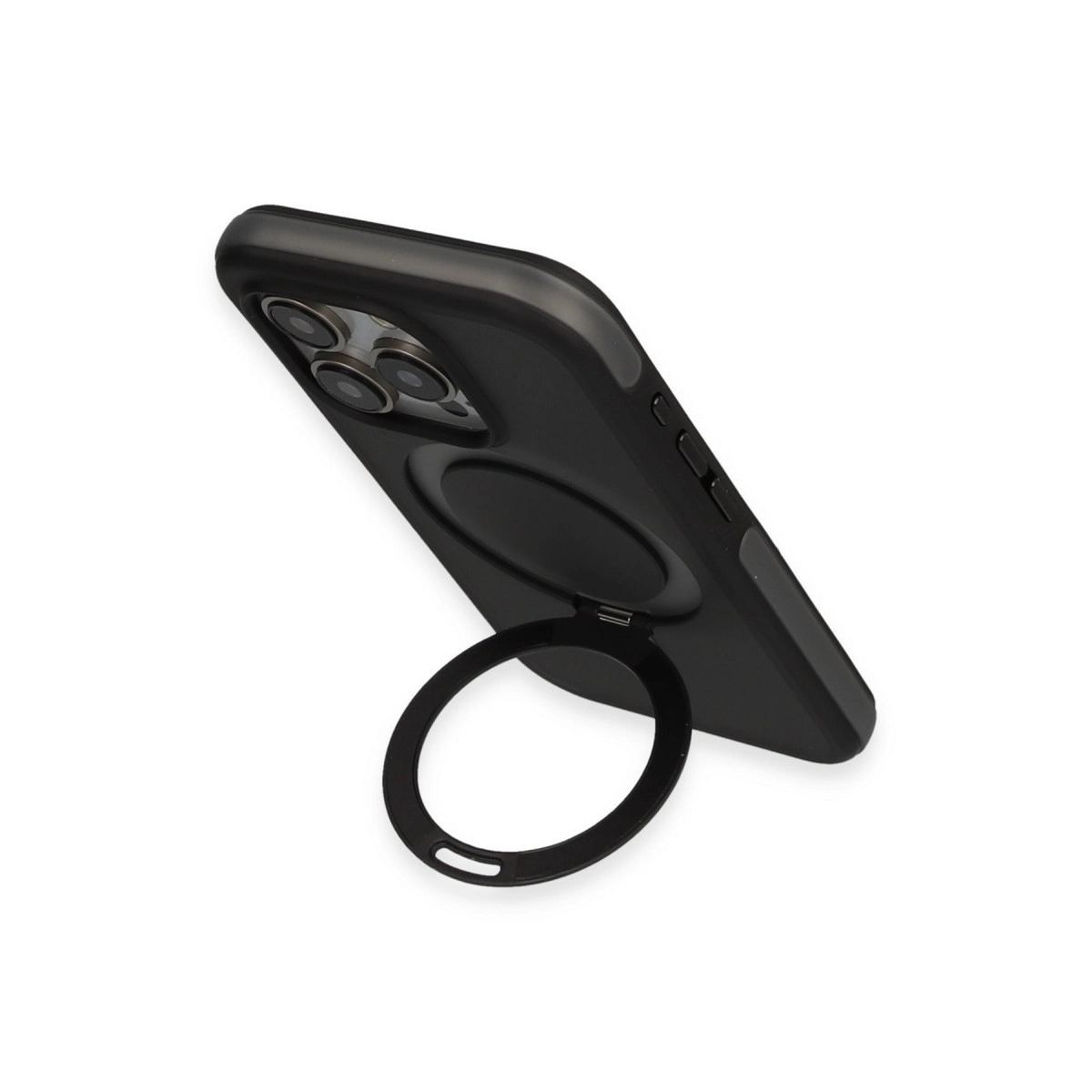 Joko Apple İphone 15 Pro Max Zorda Airbag Magsafe Standlı Kapak - Lacivert
