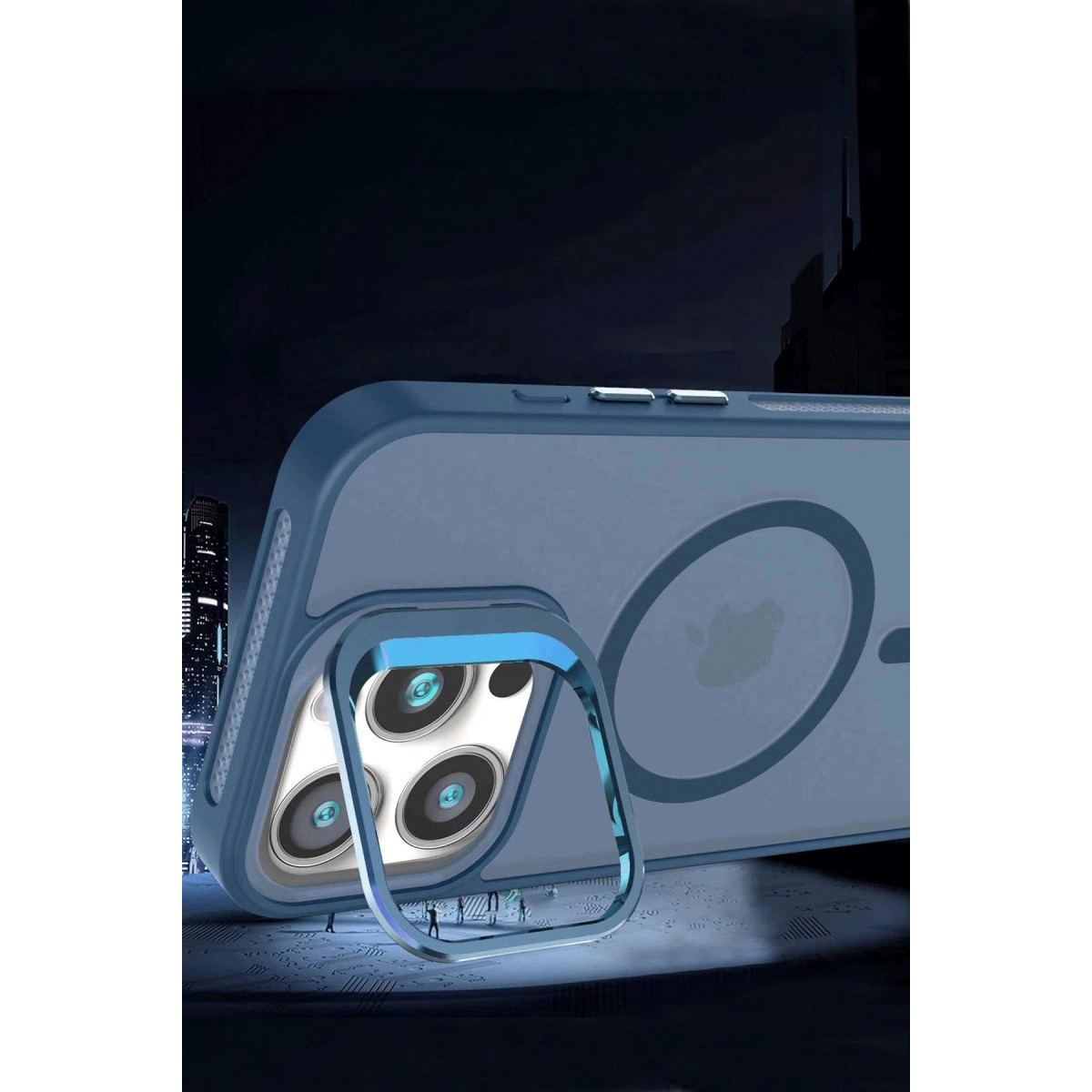 Joko Apple İphone 16 Flet Lens Magsafe Kapak - Siyah