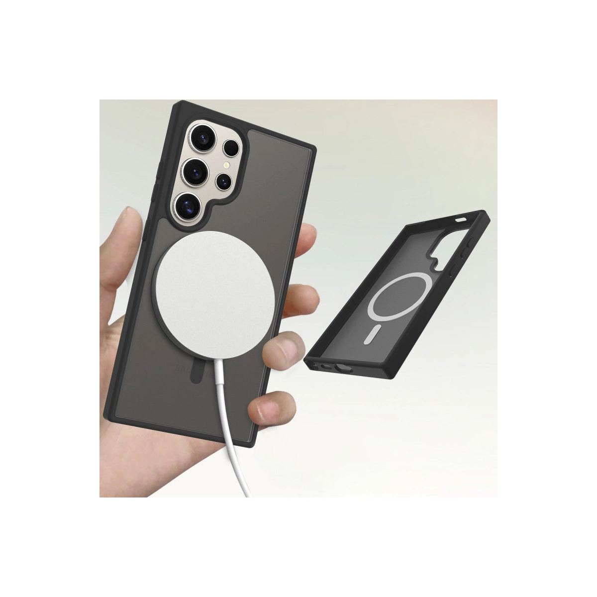 Joko Samsung Galaxy S24 Ultra Jota Magsafe Kapak - Derin Mor
