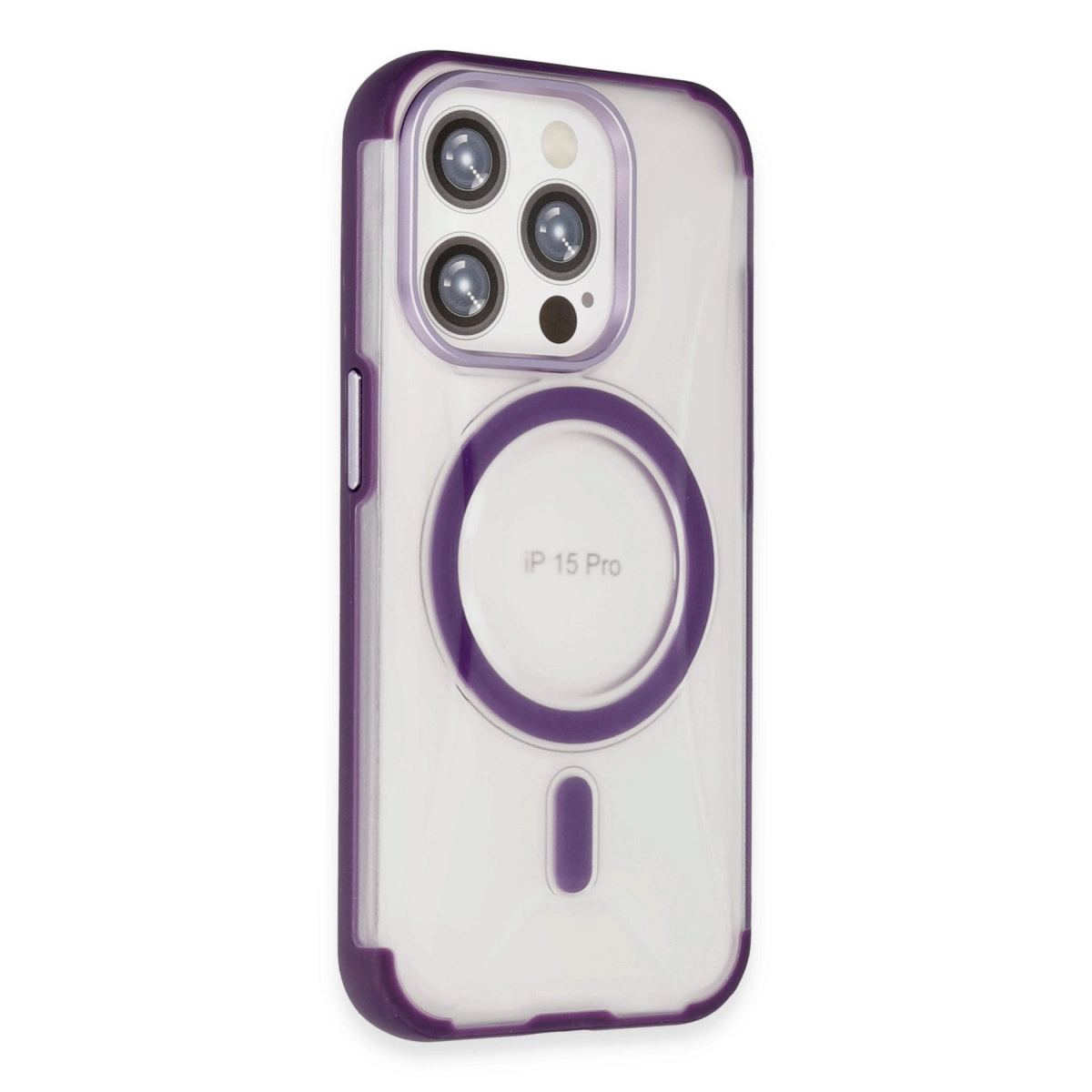 Joko Apple İphone 15 Pro Hilton Magsafe Kapak - Derin Mor
