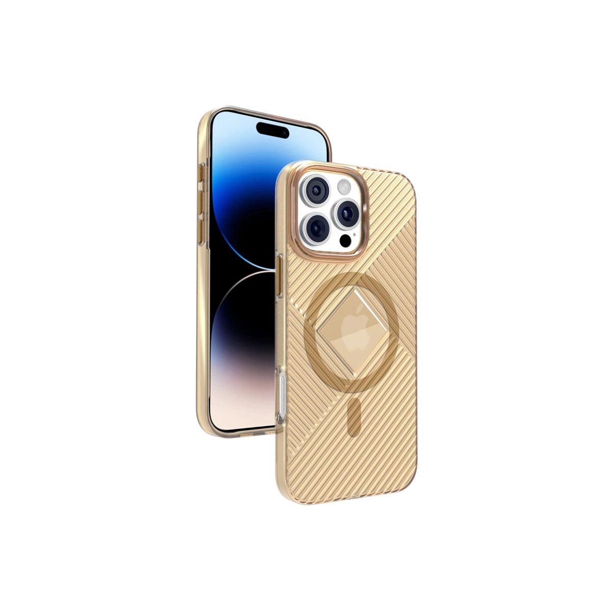 Joko Apple İphone 16 Pro Stella Pc Sert Magsafe Kılıf - Gold
