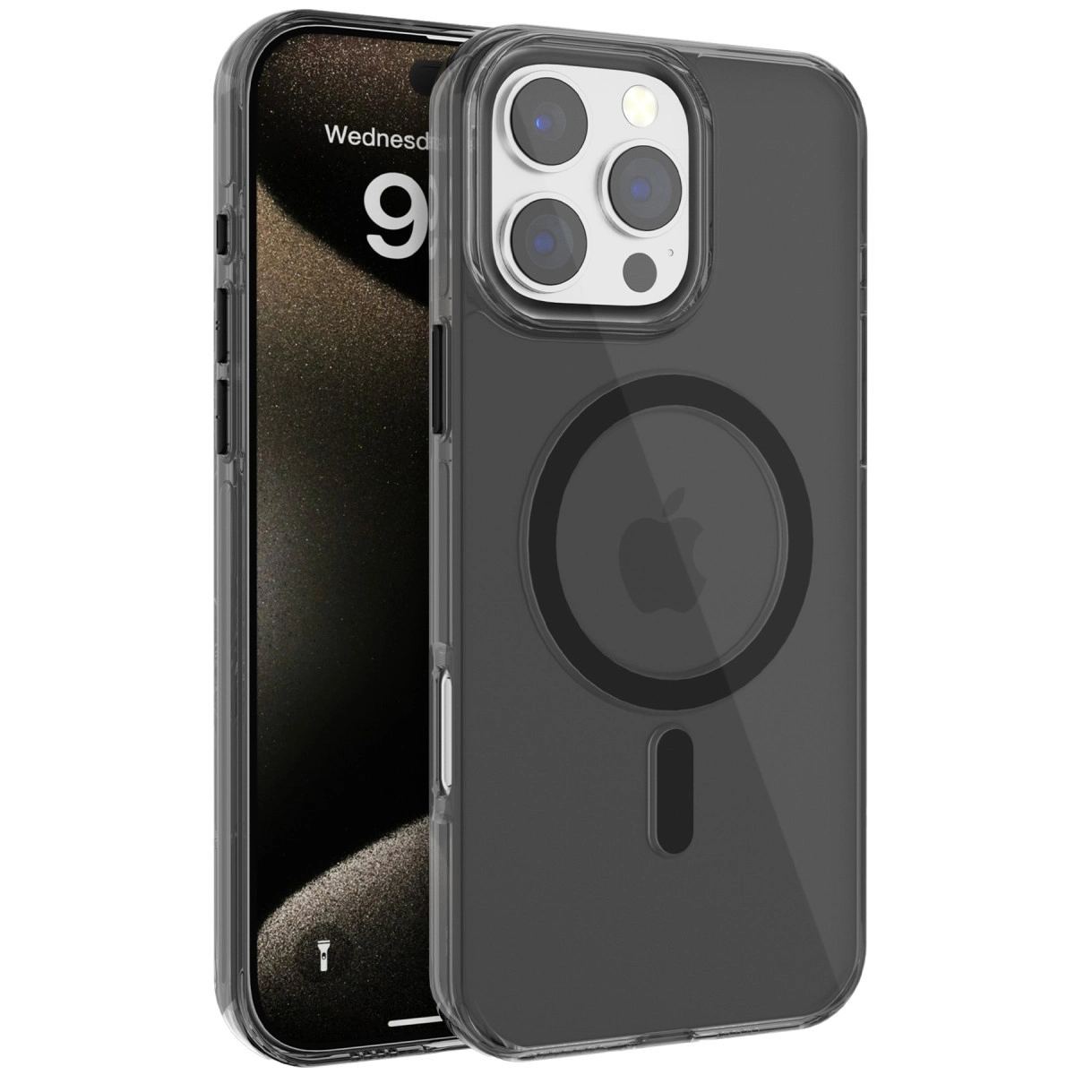 Joko Apple İphone 16 Pro Max Gleam Pc Sert Magsafe Kılıf - Siyah