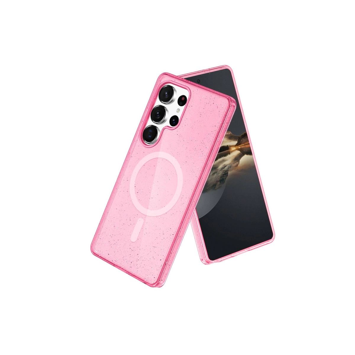 Joko Samsung Galaxy S23 Ultra Kılıf  Magsafe Kapak - Pembe