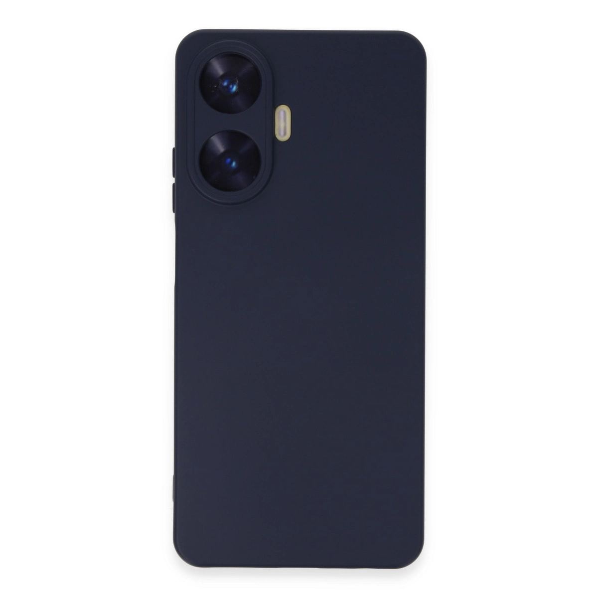 Realme C55 Kılıf Nano İçi Kadife Silikon - Mor