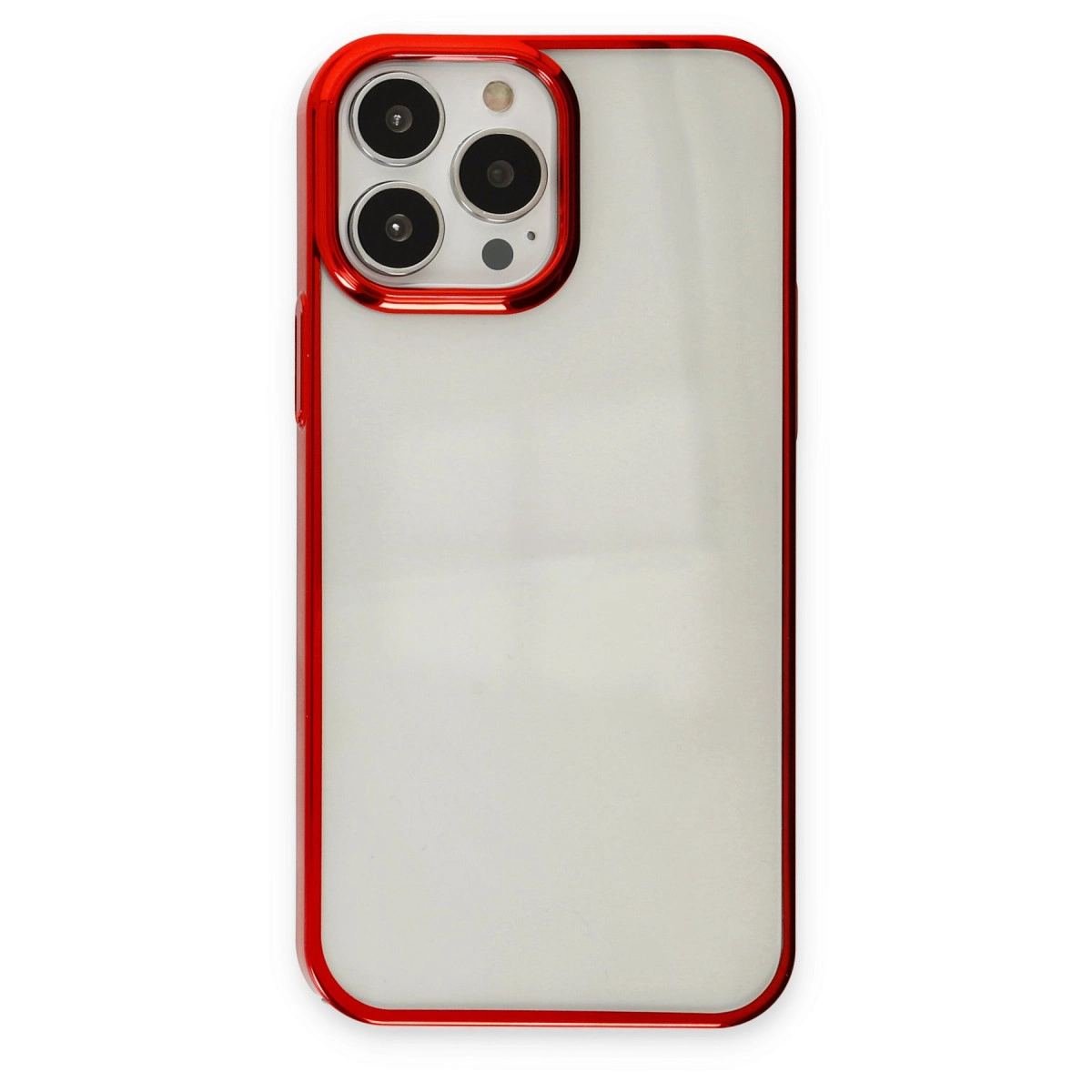Apple İphone 14 Pro Max Kılıf Element Silikon - Kırmızı