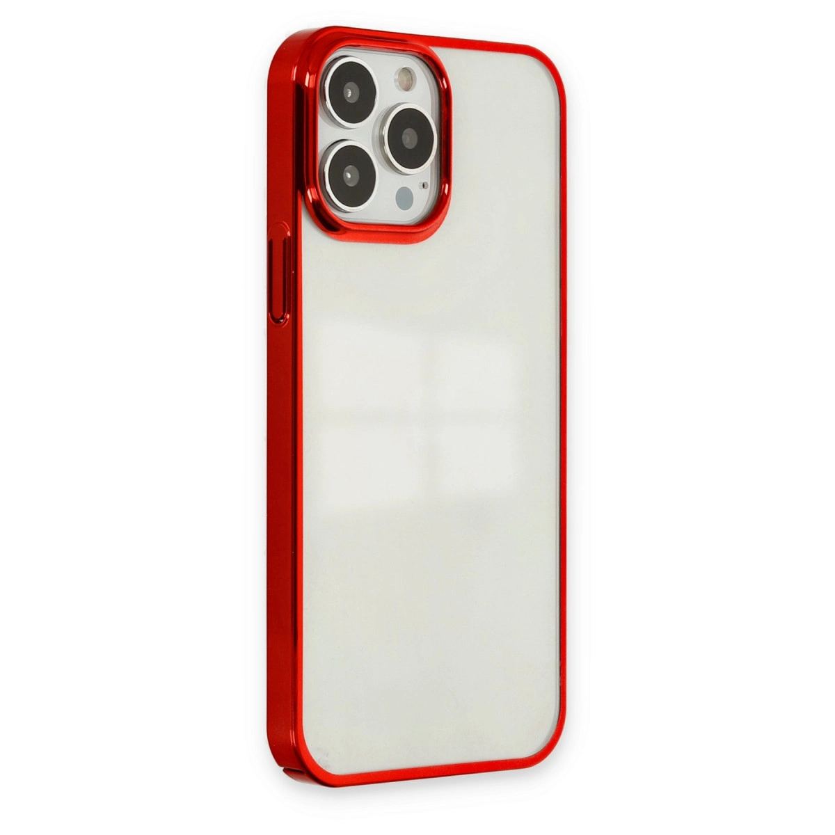 Apple İphone 14 Pro Max Kılıf Element Silikon - Kırmızı