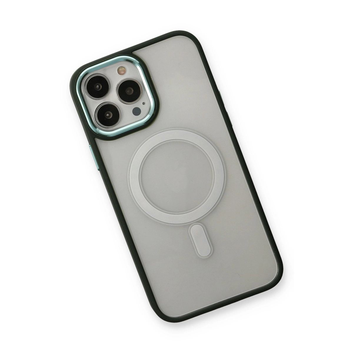 Apple İphone 14 Pro Max Kılıf Room Magneticsafe Silikon - Köknar Yeşili