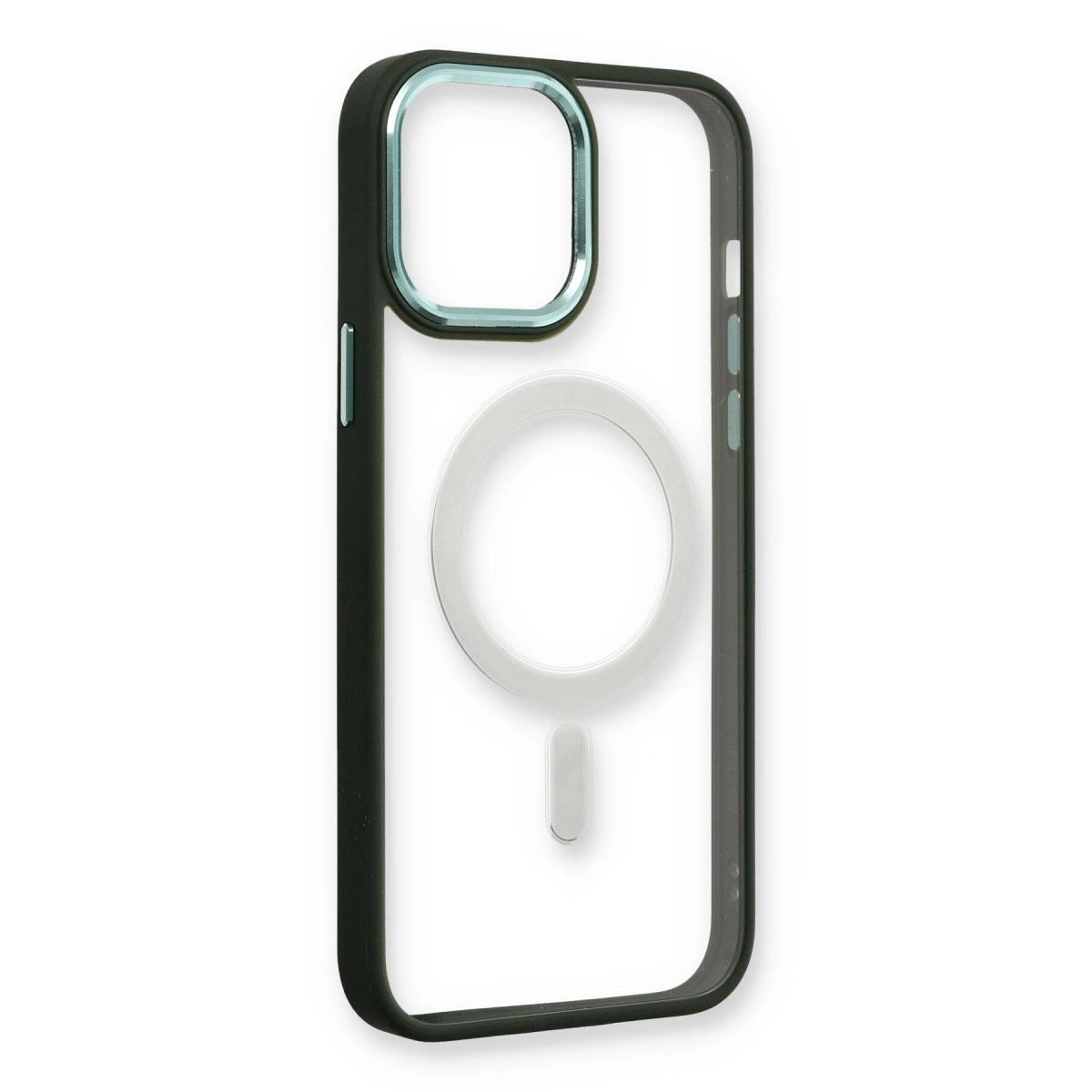 Apple İphone 14 Pro Max Kılıf Room Magneticsafe Silikon - Köknar Yeşili