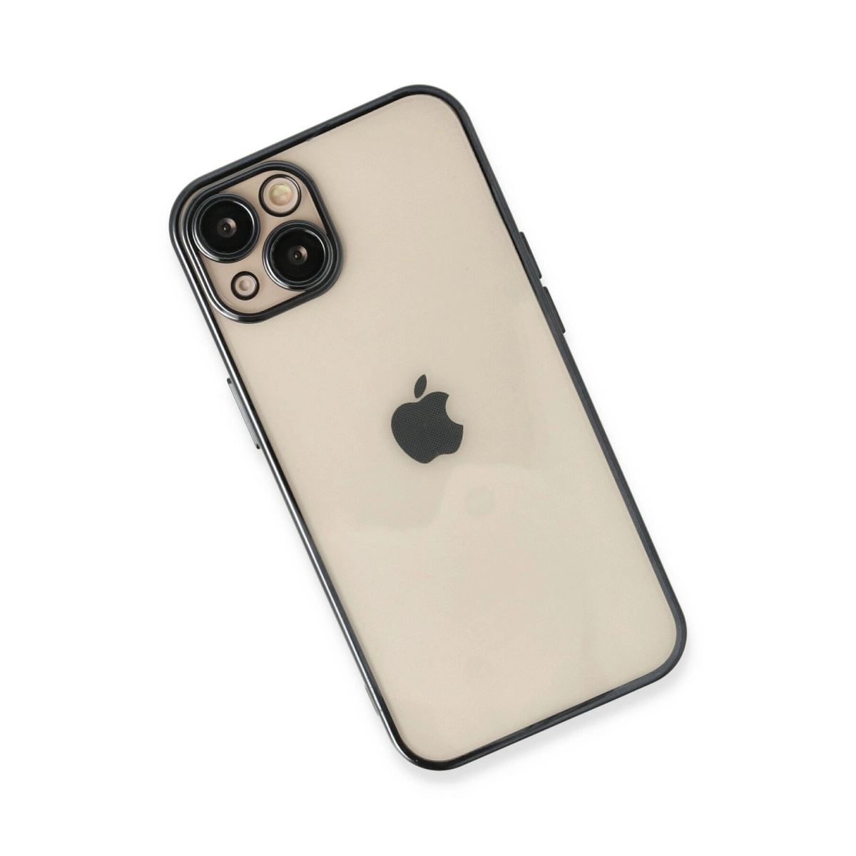 Apple İphone 14 Plus Kılıf Razer Lensli Silikon - Siyah