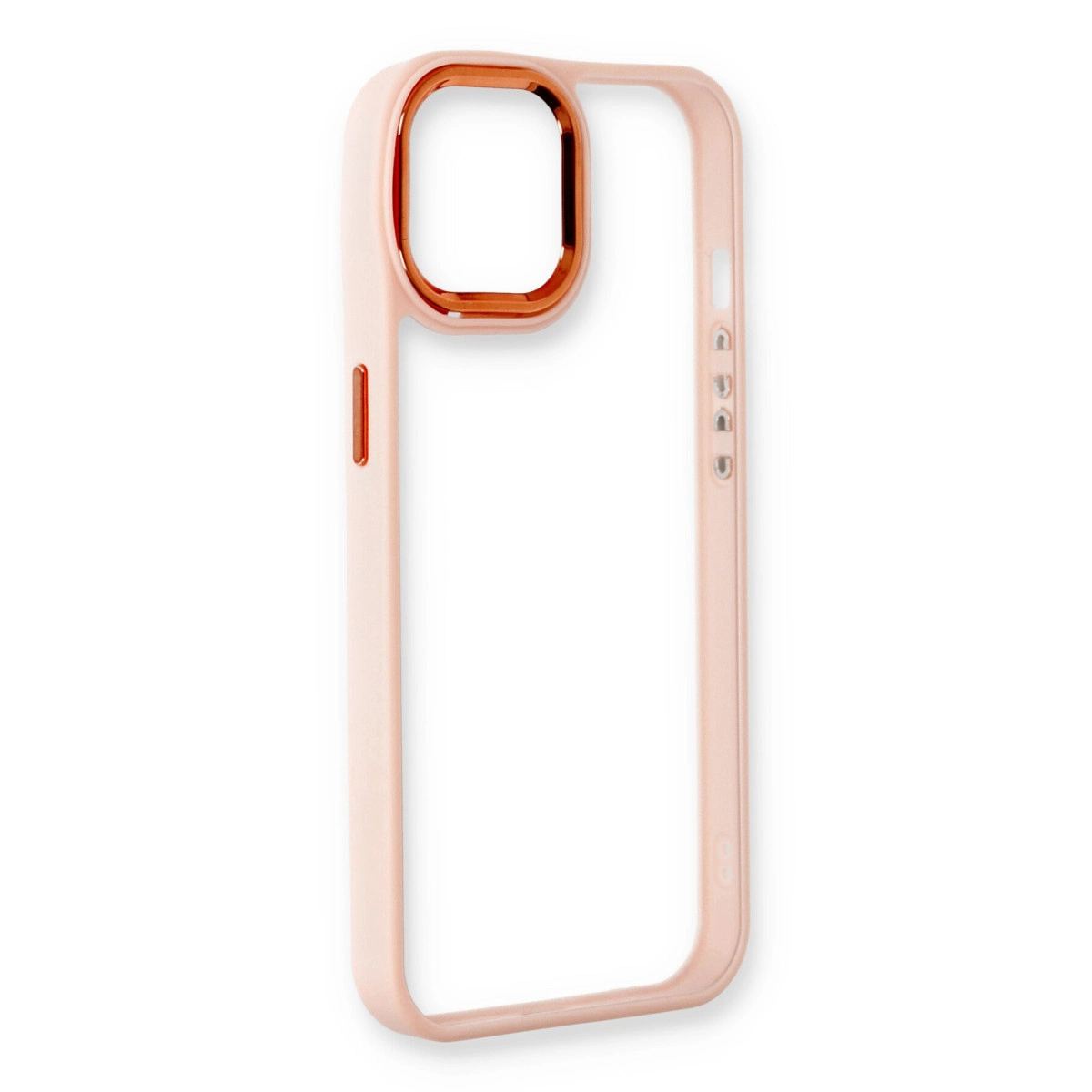 Apple İphone 14 Plus Kılıf Dora Kapak - Pudra