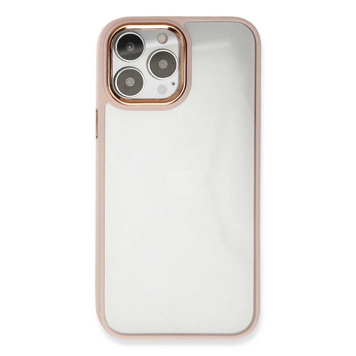 Apple İphone 14 Pro Kılıf Dora Kapak - Pudra