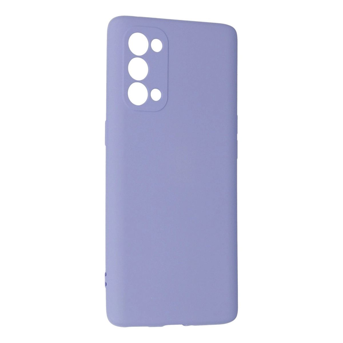Oppo Reno 5 Pro Kılıf Nano İçi Kadife Silikon - Lila
