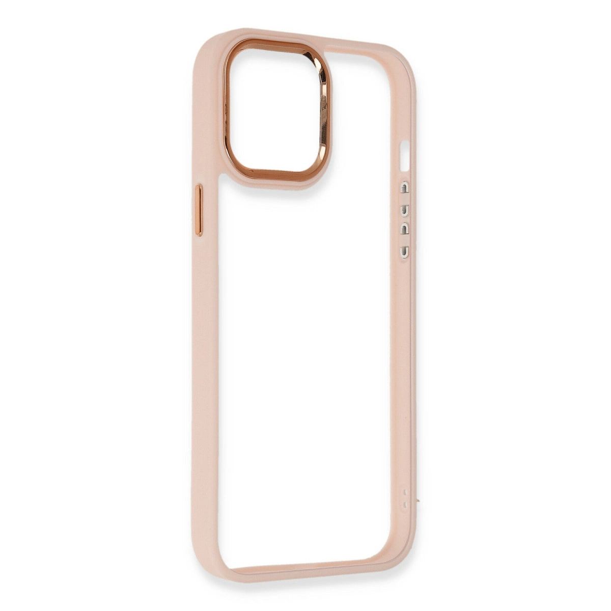 Apple İphone 14 Pro Max Kılıf Dora Kapak - Pudra