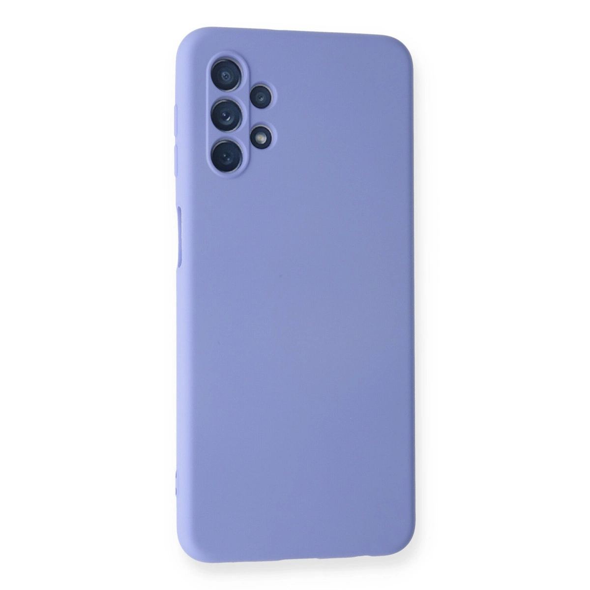 Samsung Galaxy A52 Kılıf Nano İçi Kadife Silikon - Lila