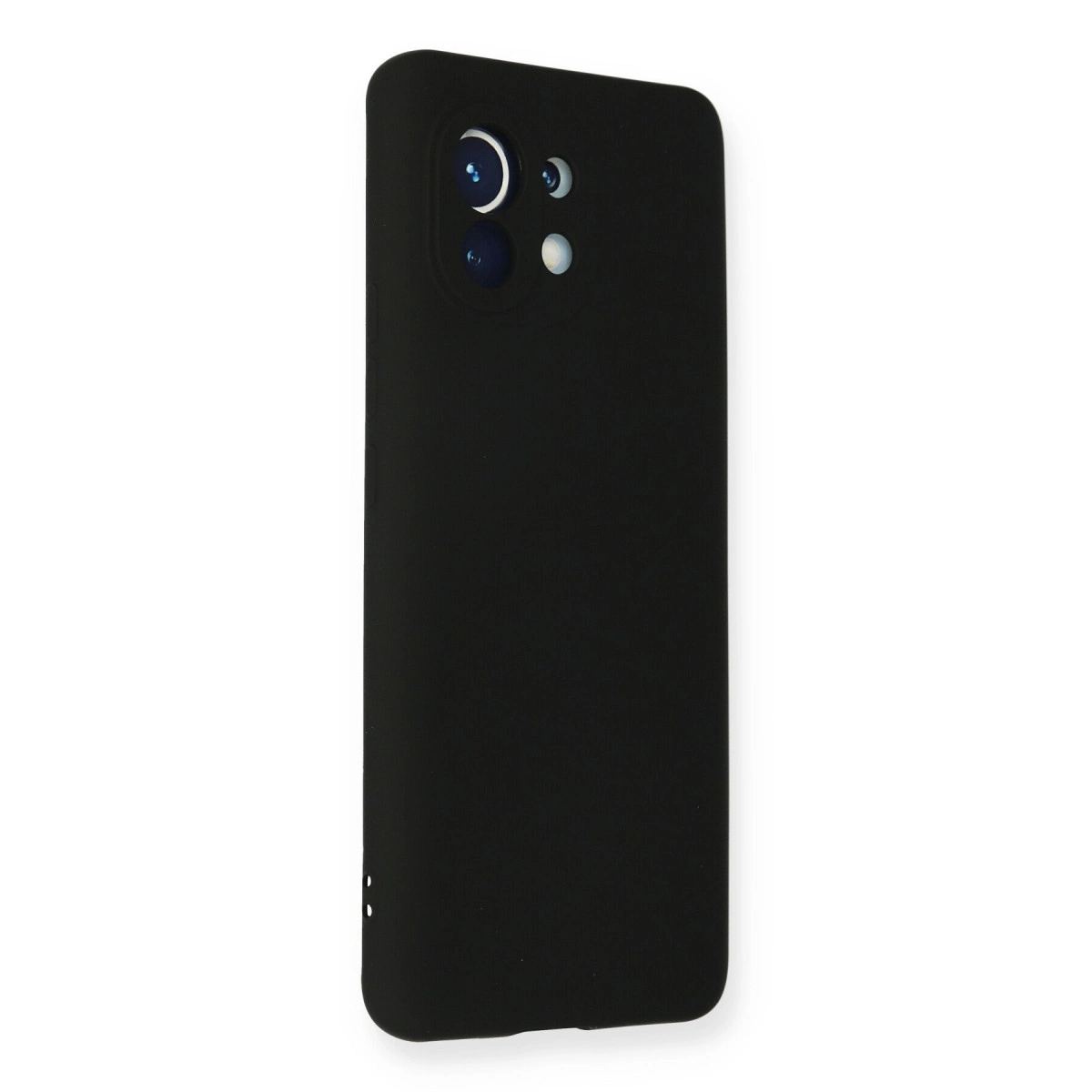 Xiaomi Mi 11 Kılıf Nano İçi Kadife Silikon - Siyah