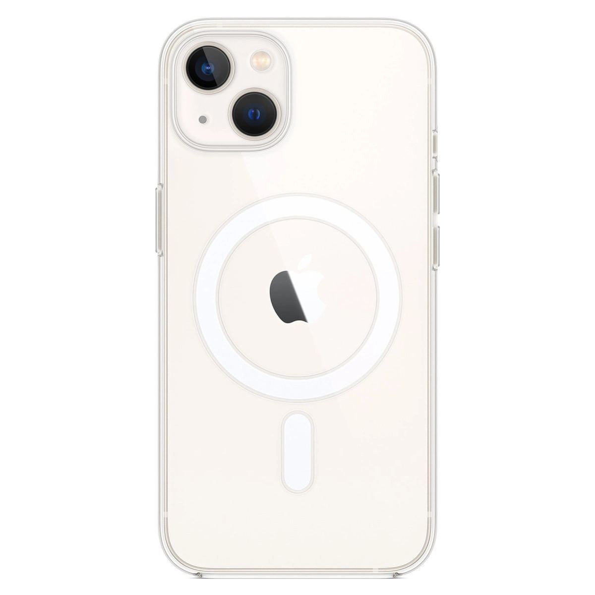 Apple İphone 14 Kılıf Magneticsafe Şeffaf Silikon - Şeffaf
