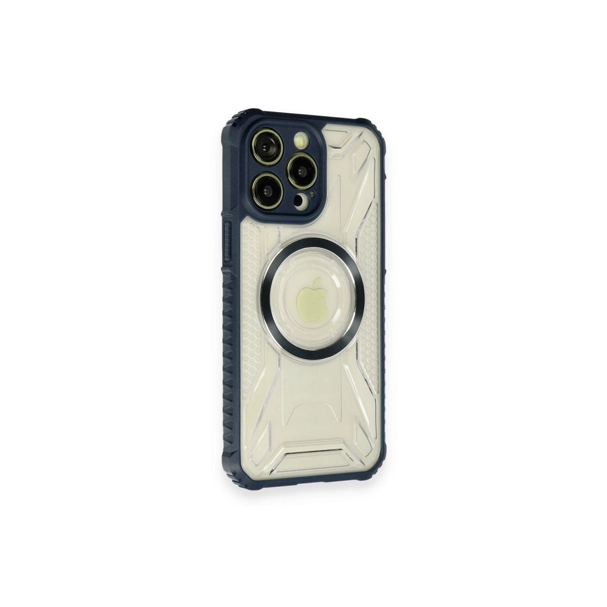 Apple İphone 12 Pro Max Kılıf Prag Magneticsafe Kapak - Lacivert