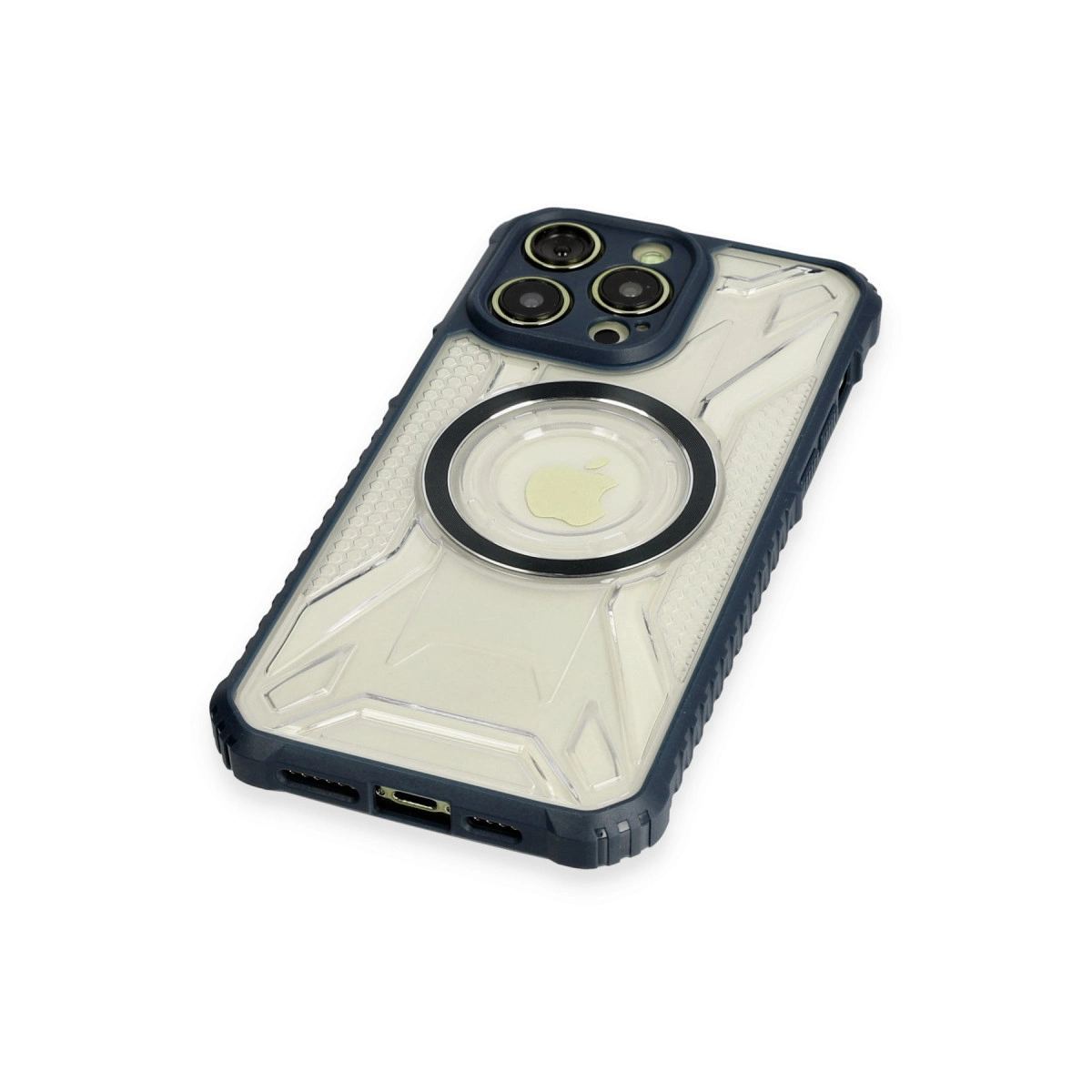 Apple İphone 12 Pro Max Kılıf Prag Magneticsafe Kapak - Lacivert
