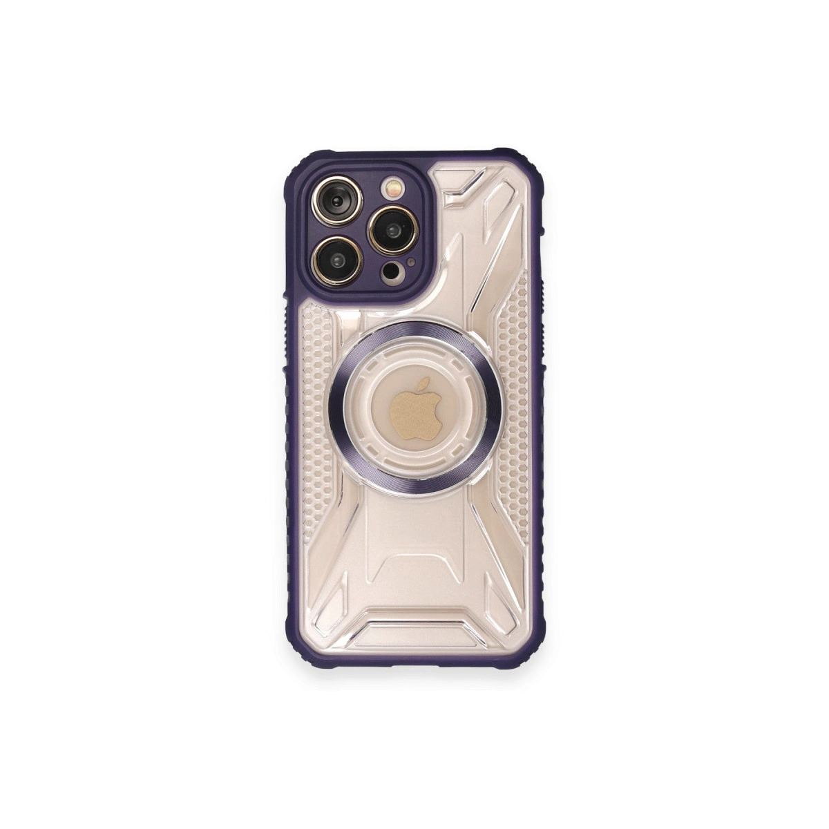 Apple İphone 12 Pro Max Kılıf Prag Magneticsafe Kapak - Derin Mor