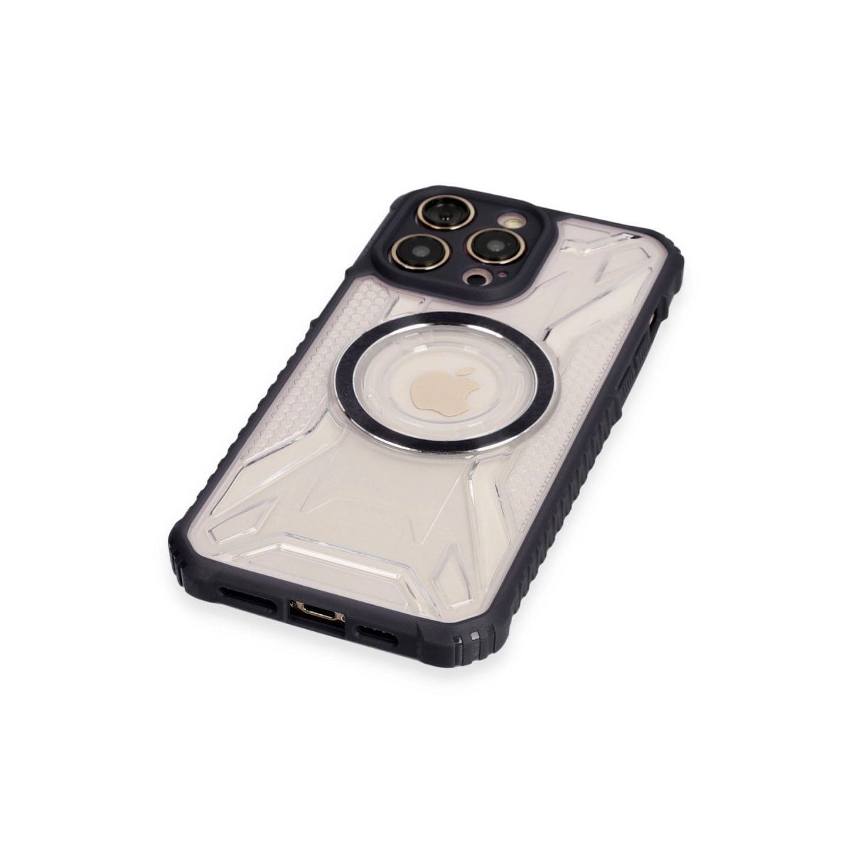 Apple İphone 13 Pro Kılıf Prag Magneticsafe Kapak - Siyah