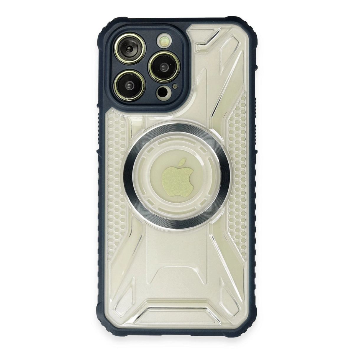 Apple İphone 13 Pro Max Kılıf Prag Magneticsafe Kapak - Lacivert