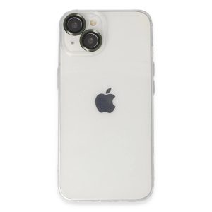Apple İphone 14 Kılıf Luko Lens Silikon - Yeşil