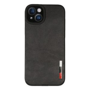 Apple İphone 14 Plus Kılıf Loop Deri Silikon - Siyah
