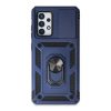 Samsung Galaxy A52 Kılıf Pars Lens Yüzüklü Silikon - Lacivert