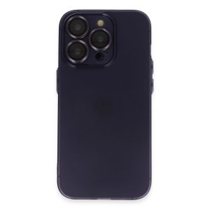 Apple İphone 14 Pro Max Kılıf Luko Lens Silikon - Siyah