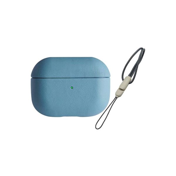 Apple Airpods 3 (3.nesil) 405 Deri Kılıf - Sierra Blue
