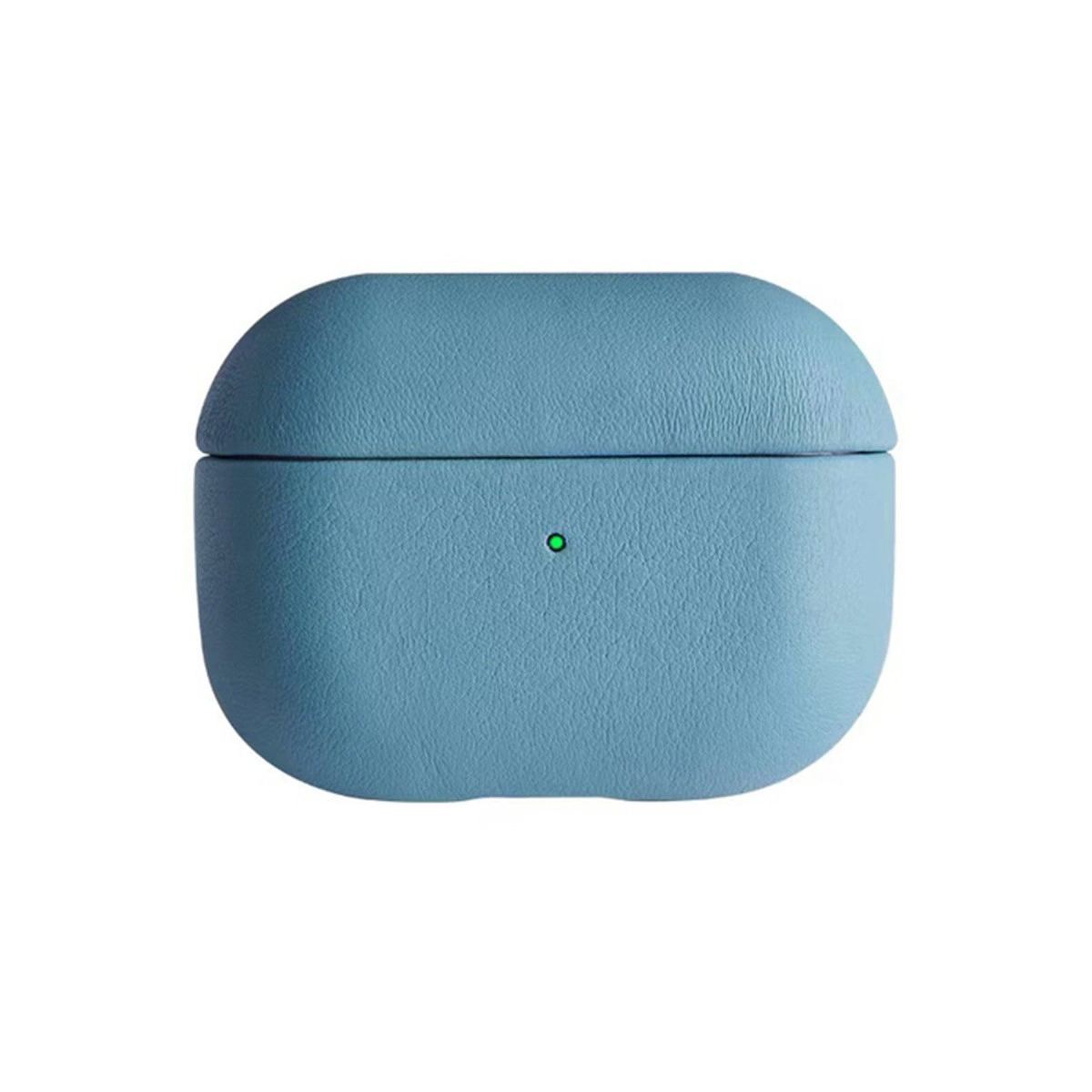 Apple Airpods 3 (3.nesil) 405 Deri Kılıf - Sierra Blue