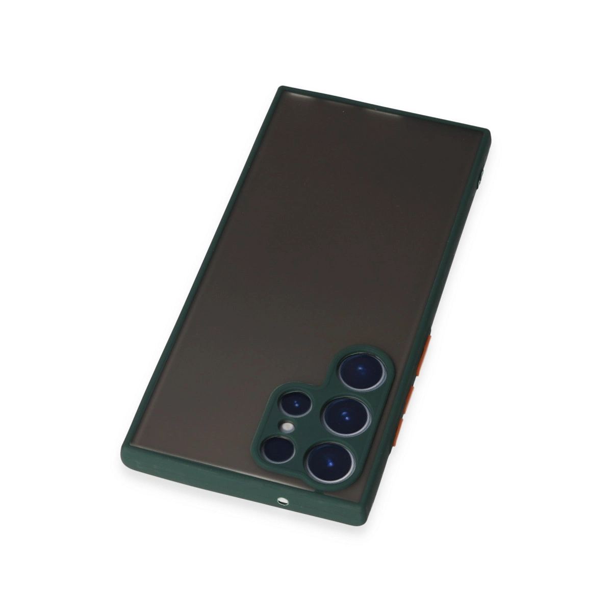 Samsung Galaxy S22 Ultra Kılıf Montreal Silikon Kapak - Yeşil