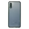 Samsung Galaxy A02 Kılıf Miami Şeffaf Silikon - Koyu Yeşil