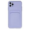 Apple İphone 11 Pro Max Kılıf Kelvin Kartvizitli Silikon - Lila