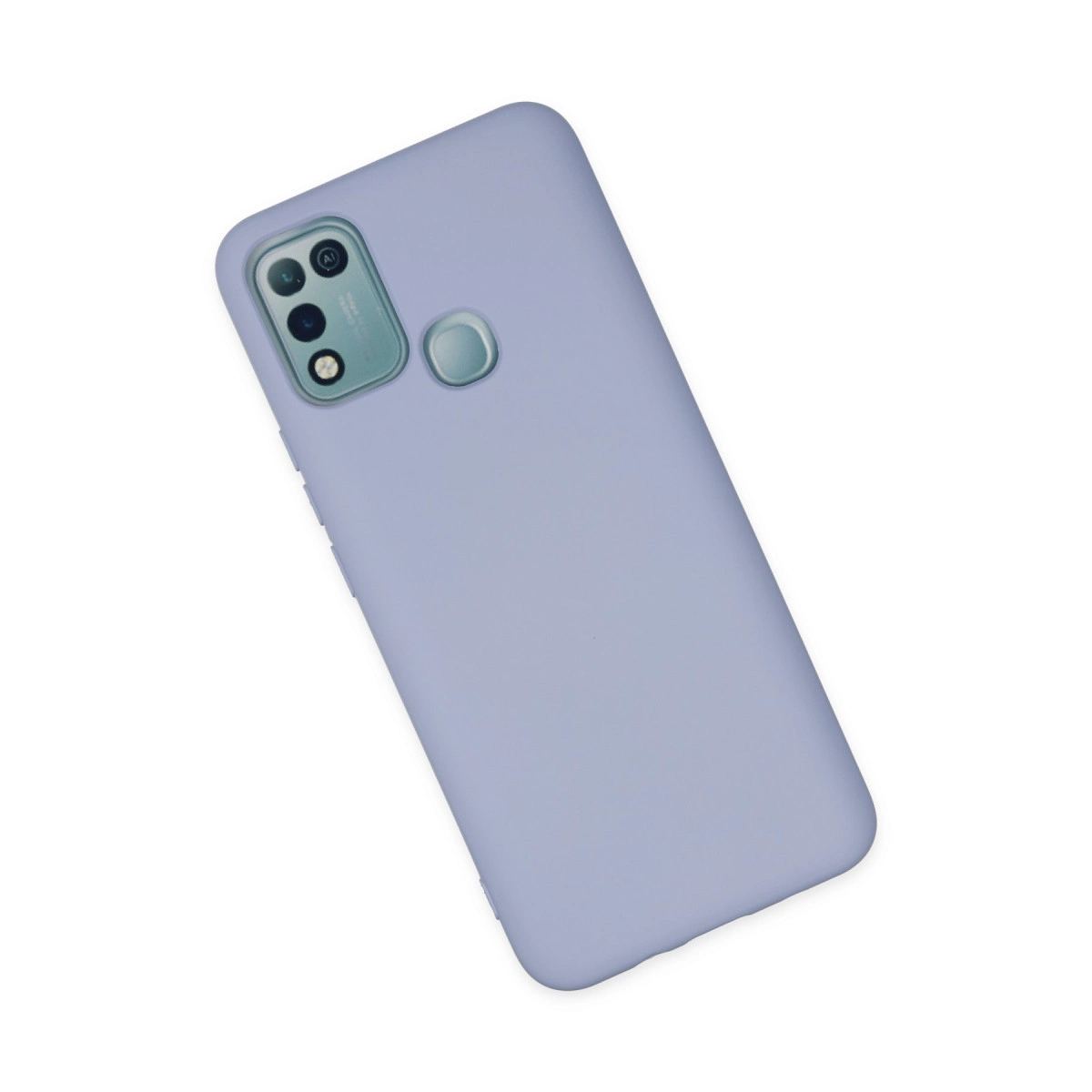 İnfinix Hot 10 Play Kılıf Nano İçi Kadife Silikon - Lila