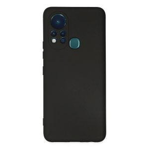 İnfinix Hot 11s Kılıf Nano İçi Kadife Silikon - Siyah