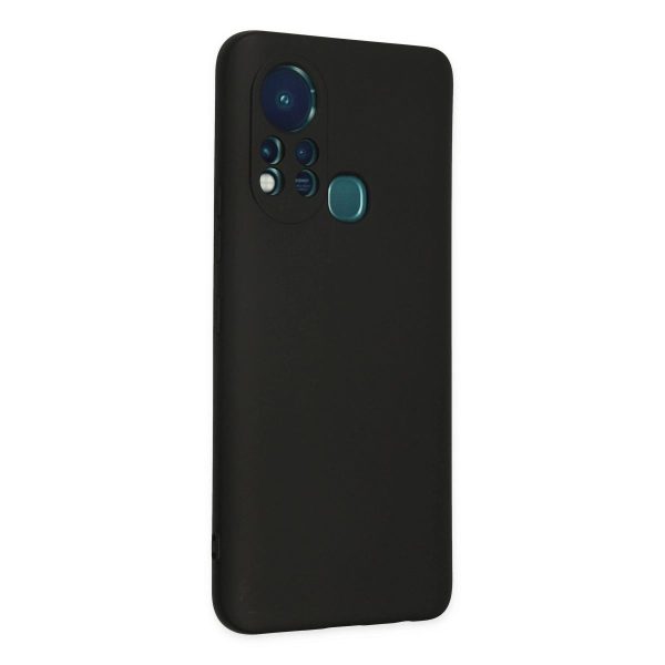 İnfinix Hot 11s Kılıf Nano İçi Kadife Silikon - Siyah