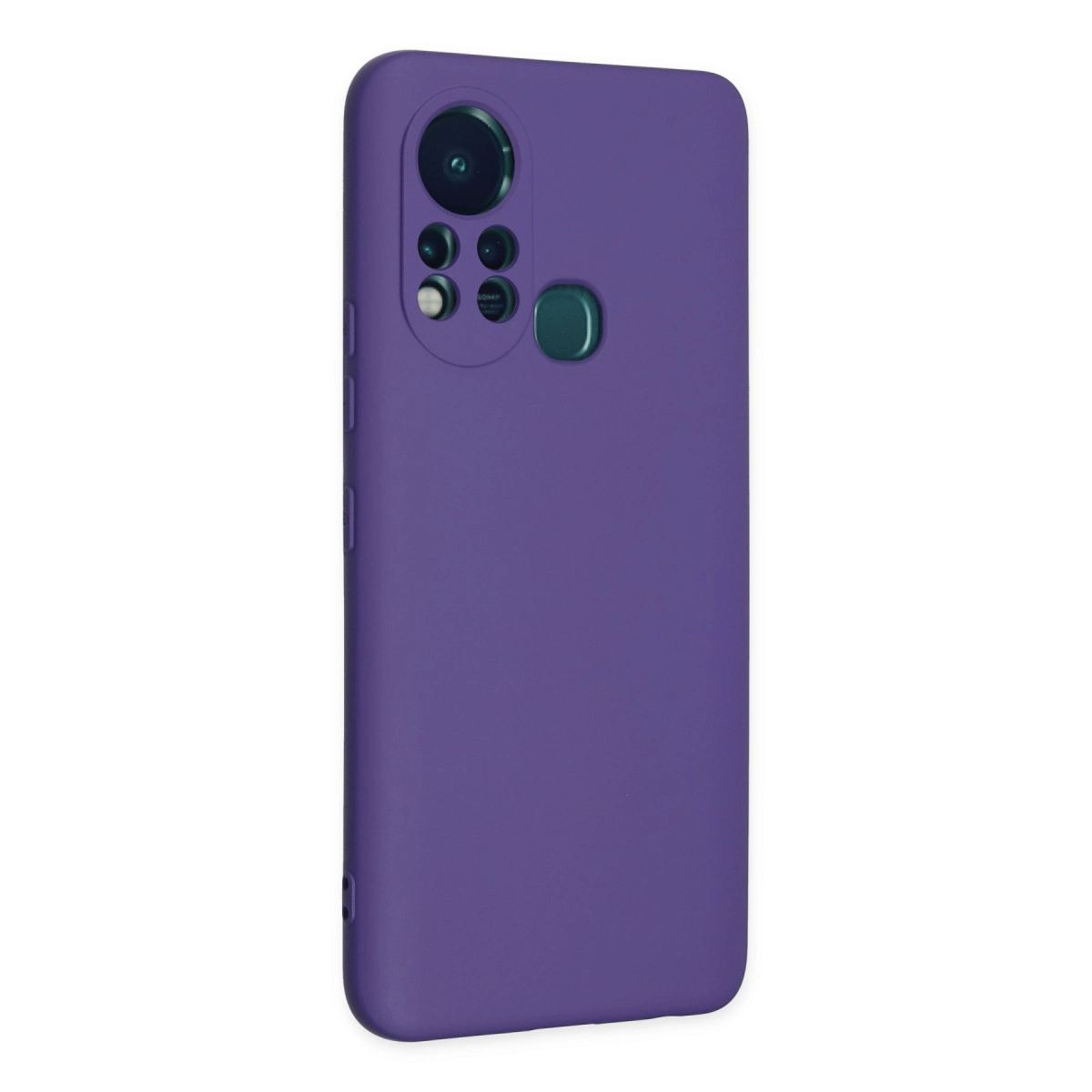 İnfinix Hot 11s Kılıf Nano İçi Kadife Silikon - Mor