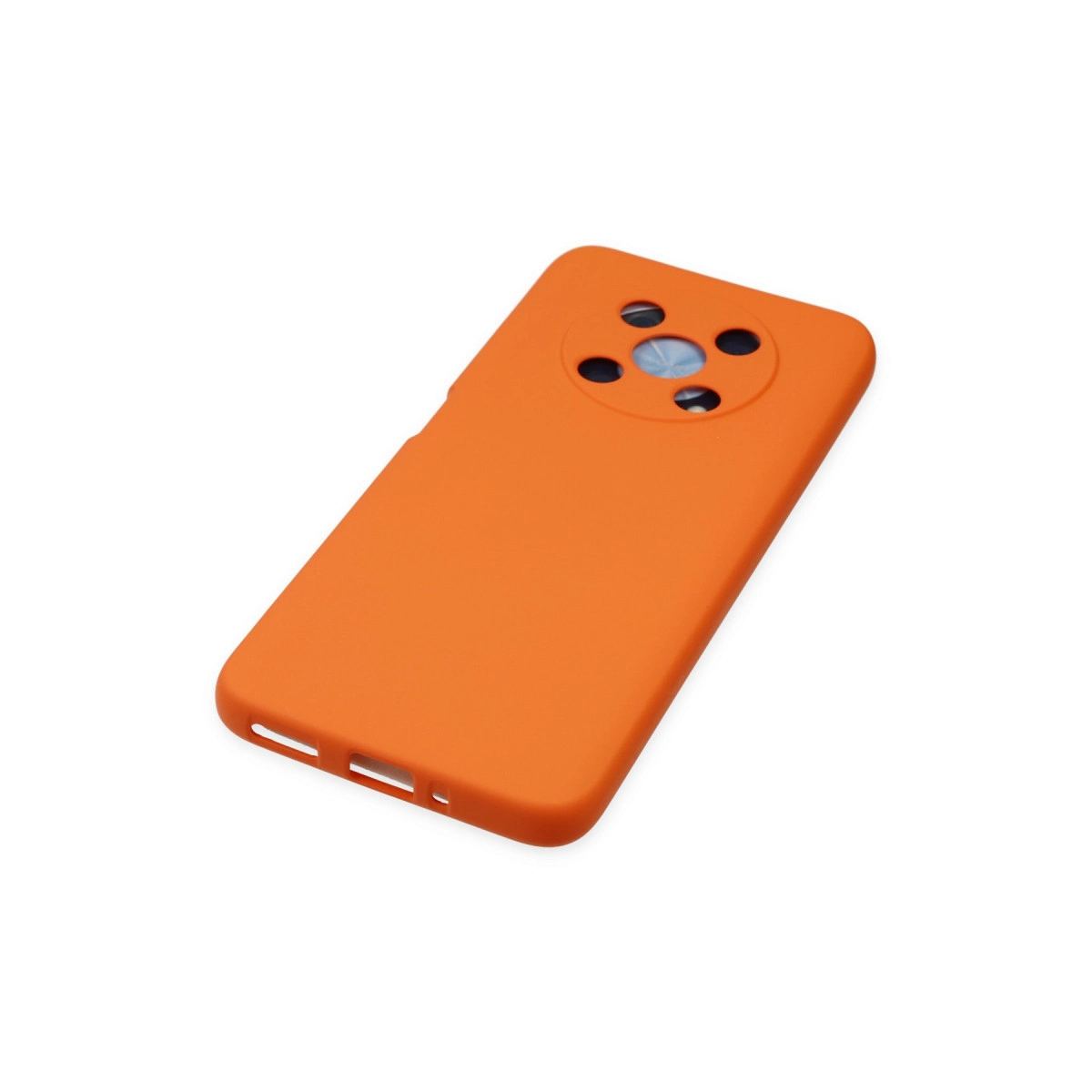 Huawei Nova Y90 Kılıf Nano İçi Kadife Silikon - Turuncu