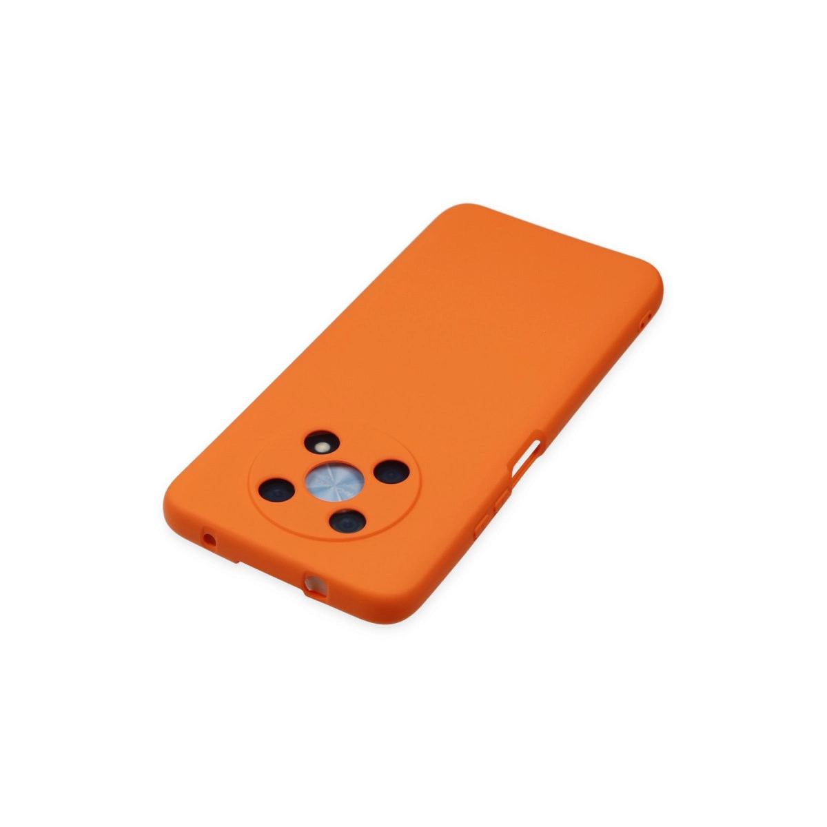 Huawei Nova Y90 Kılıf Nano İçi Kadife Silikon - Turuncu