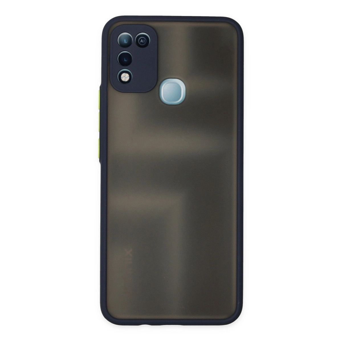 İnfinix Hot 10 Play Kılıf Montreal Silikon Kapak - Lacivert