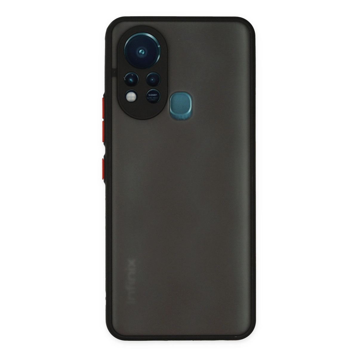 İnfinix Hot 11s Kılıf Montreal Silikon Kapak - Siyah