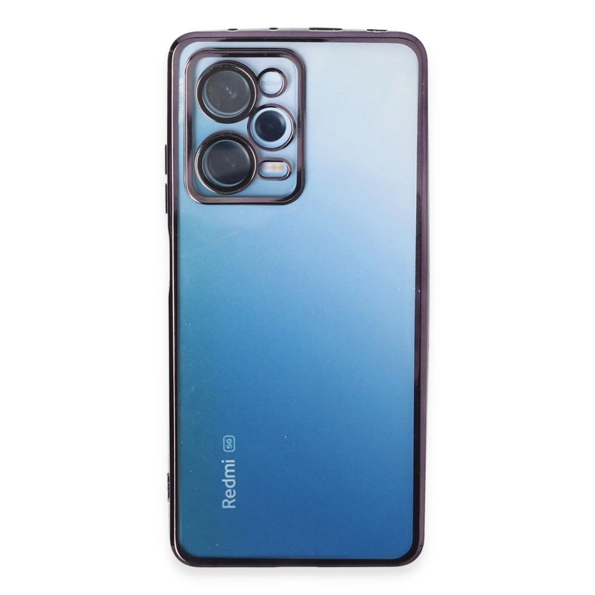 Xiaomi Redmi Note 12 Pro 5g Kılıf Razer Lensli Silikon - Mor